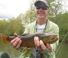 Guided fishing trips