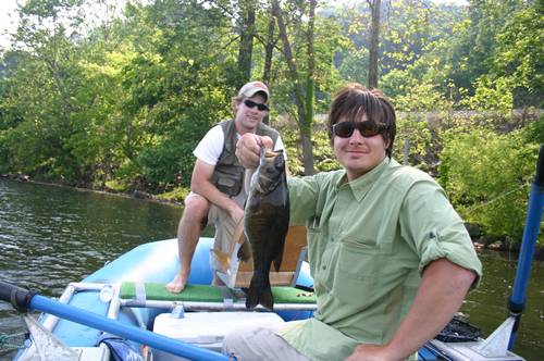 John and Hunter with fat 2 pounder