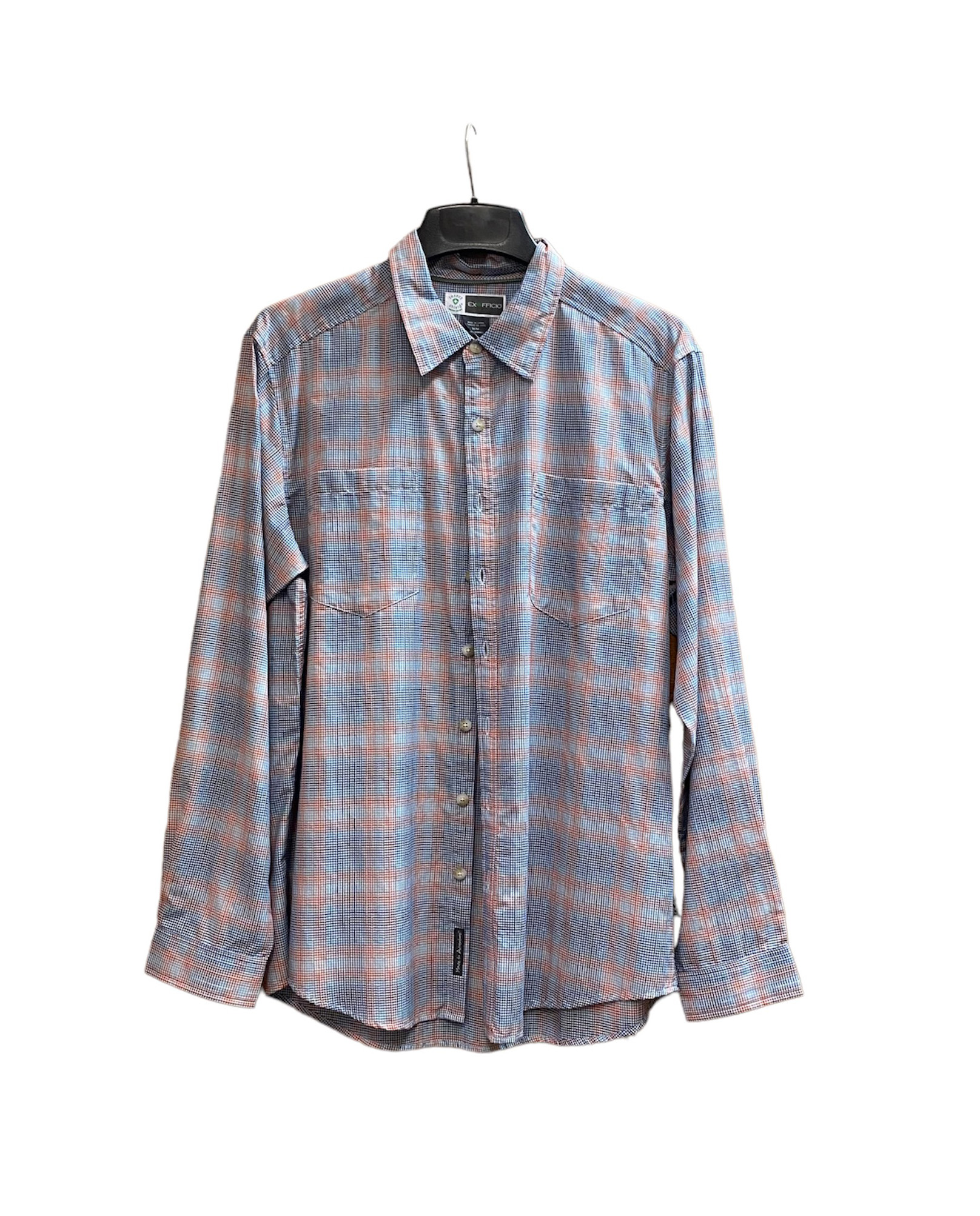 Ex Officio Bugs Away Poros Plaid Long-sleeve Shirt