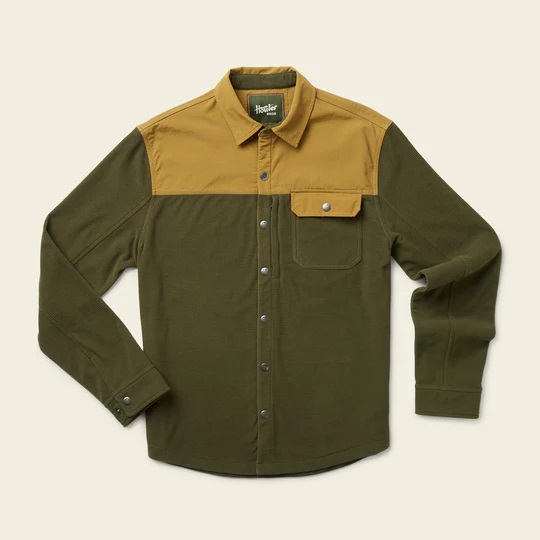 Howler Vapors Grid Fleece Overshirt