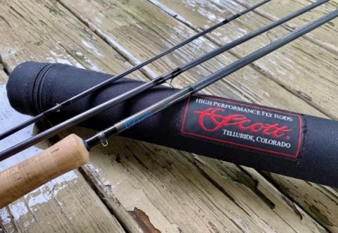 Scott Alpha Series 9' 8wt Fly Rod w/L.L. Bean Reel - USED: Angler's Lane Virginia Fly Fishing Scott Alpha Series 9' 8wt Fly Rod w/L.L. Bean Reel - USED: Angler's Lane Virginia Fly Fishing