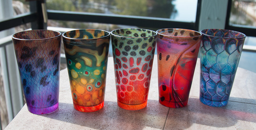 DeYoung New Fish Flank Pilsner Glass