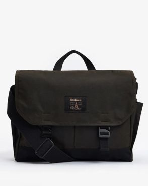 Barbour Field Wax Messenger Bag