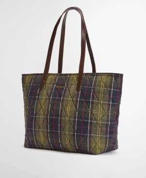 Barbour Wetherham Quilted Tartan Bag