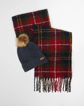 Barbour Saltburn Beanie & Tartan Scarf
