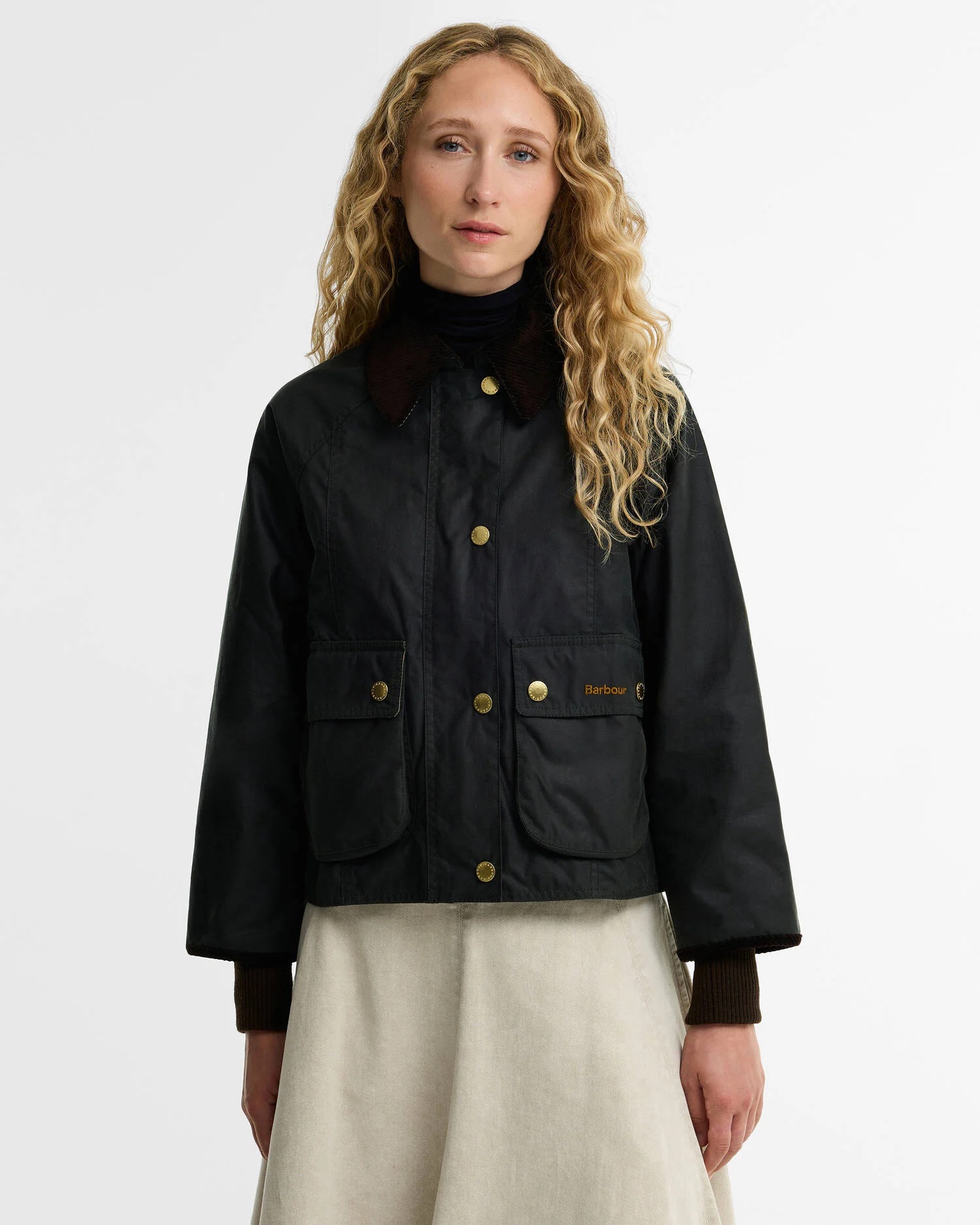 Barbour W's Cropped Beadnell Wax