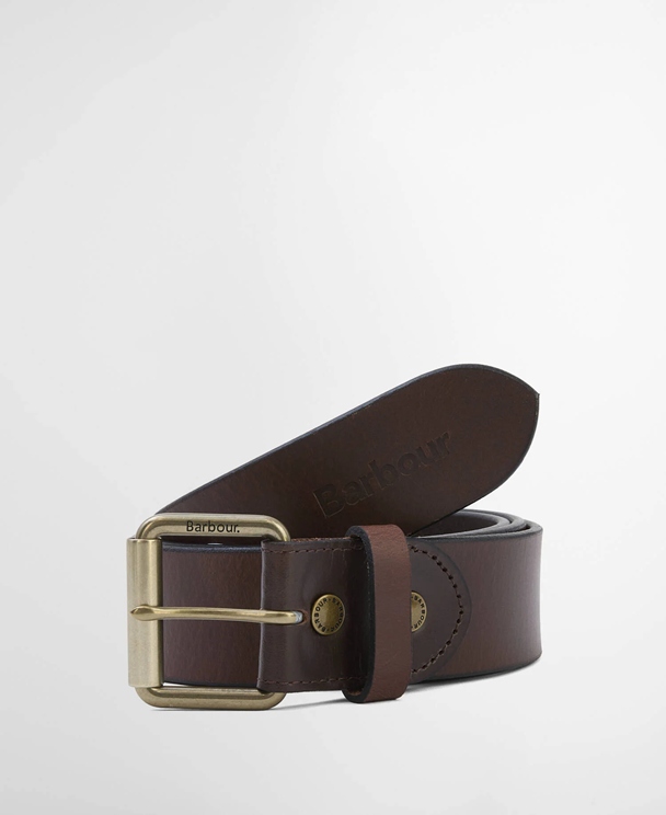 Barbour Contrast Leather Belt