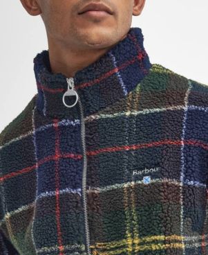Barbour Tartan Fleece Zip Through