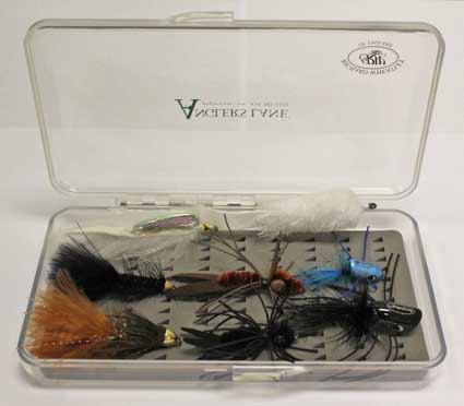 Angler's Lane Bass Attractor Fly / Streamer Collection with Richard Wheatley Box