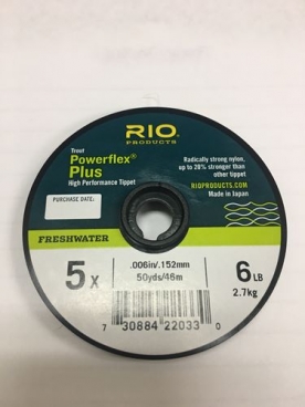 Rio Powerflex Plus Tippet - 50 yards / 46 m: Angler's Lane Virginia Fly  Fishing