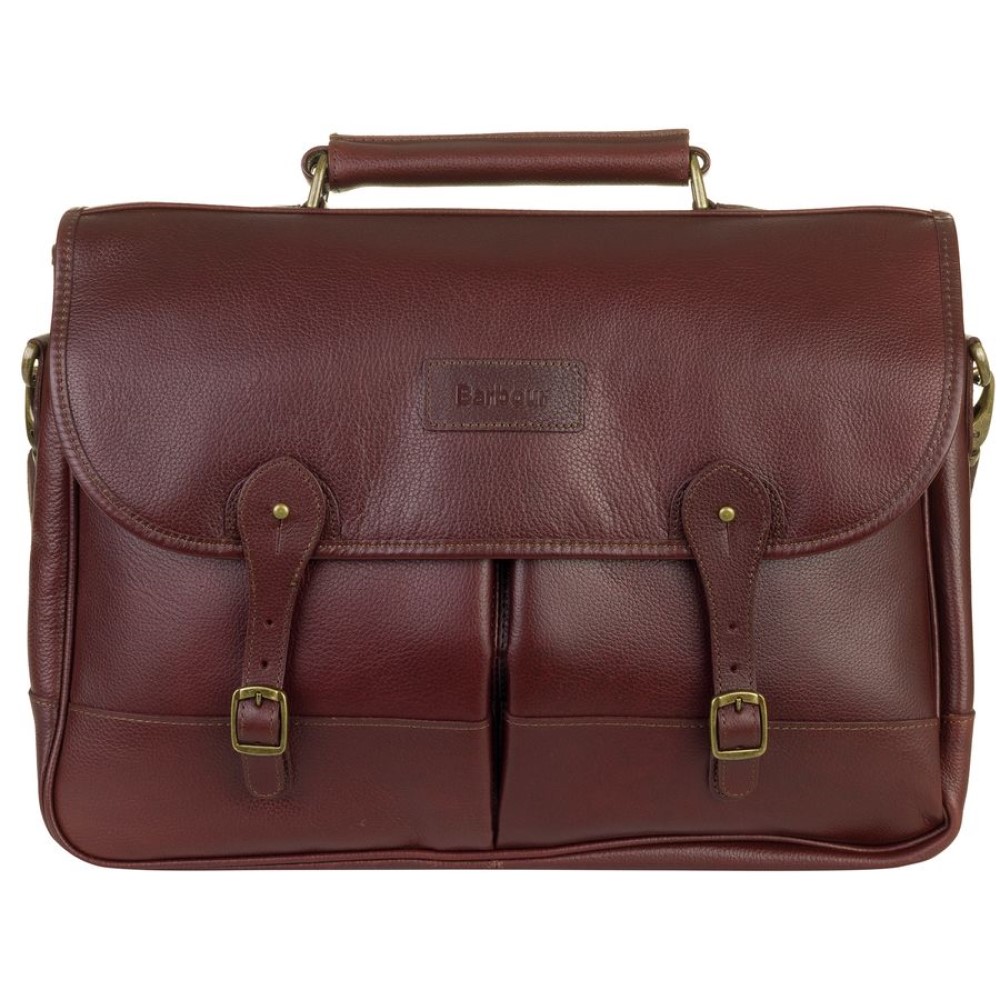 Barbour Leather Briefcase